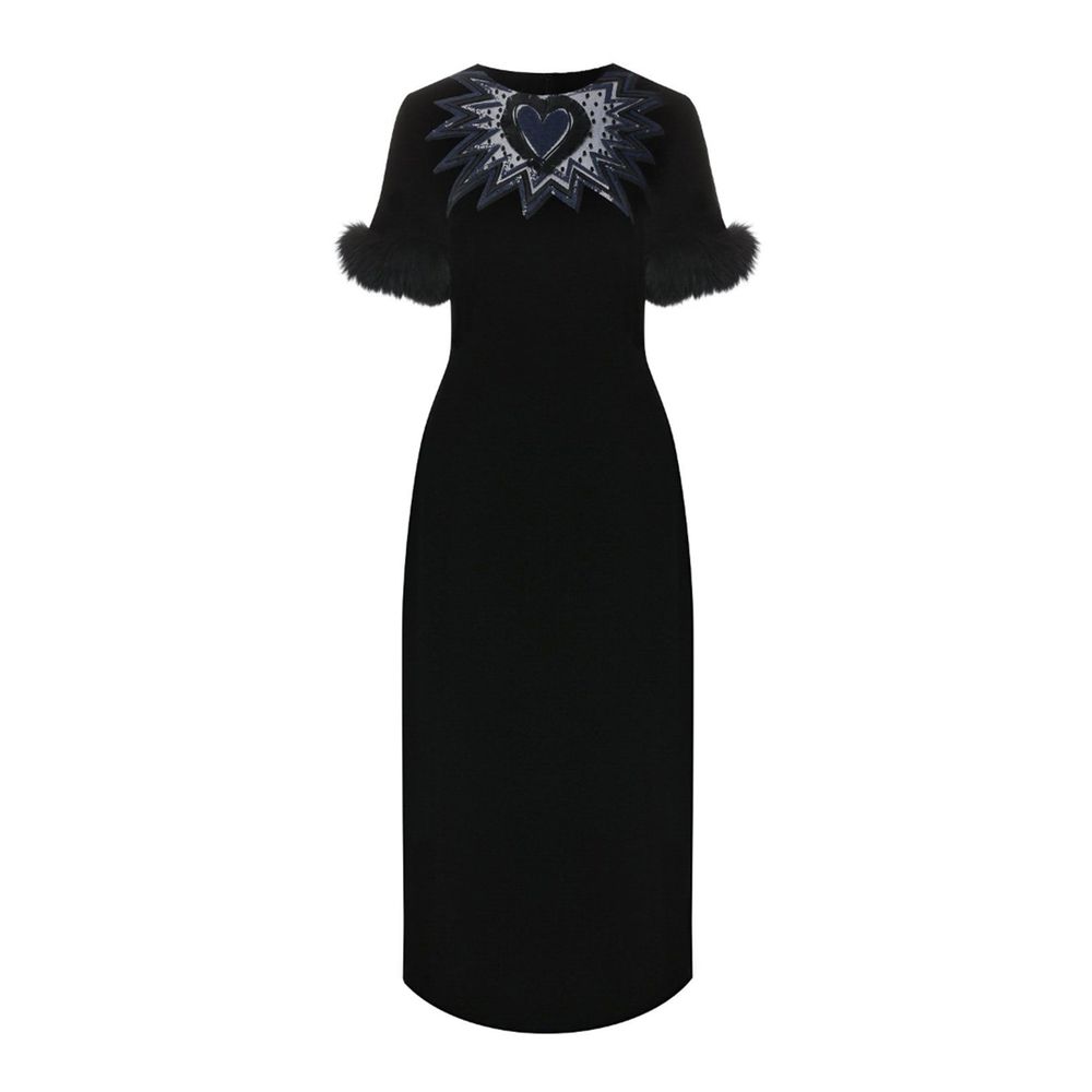 Fendi | Black Viscose Casual Dress
