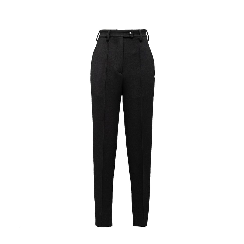 Prada | Black Virgin Wool Dress Pants