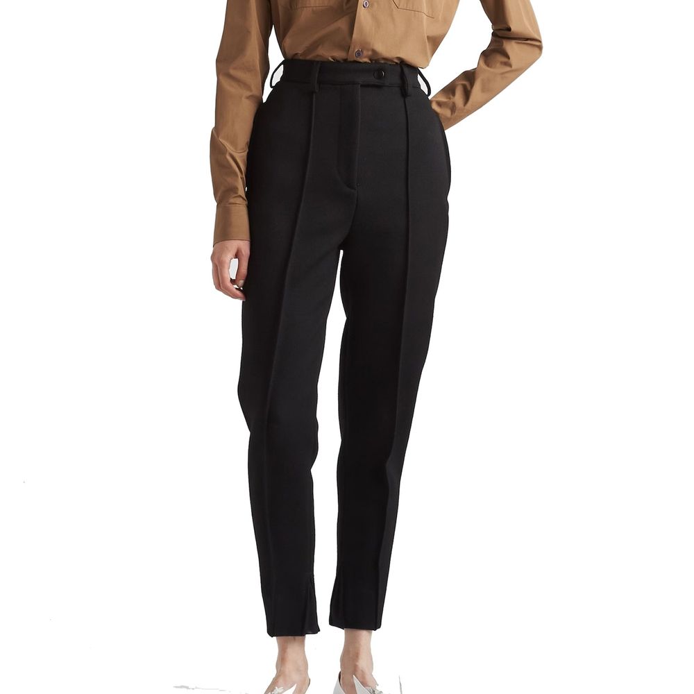 Prada | Black Virgin Wool Dress Pants