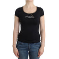 Roberto Cavalli | Black Elastane Top