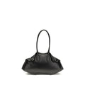 Alexander McQueen | Black Calf Leather Bos Taurus Shoulder Bag