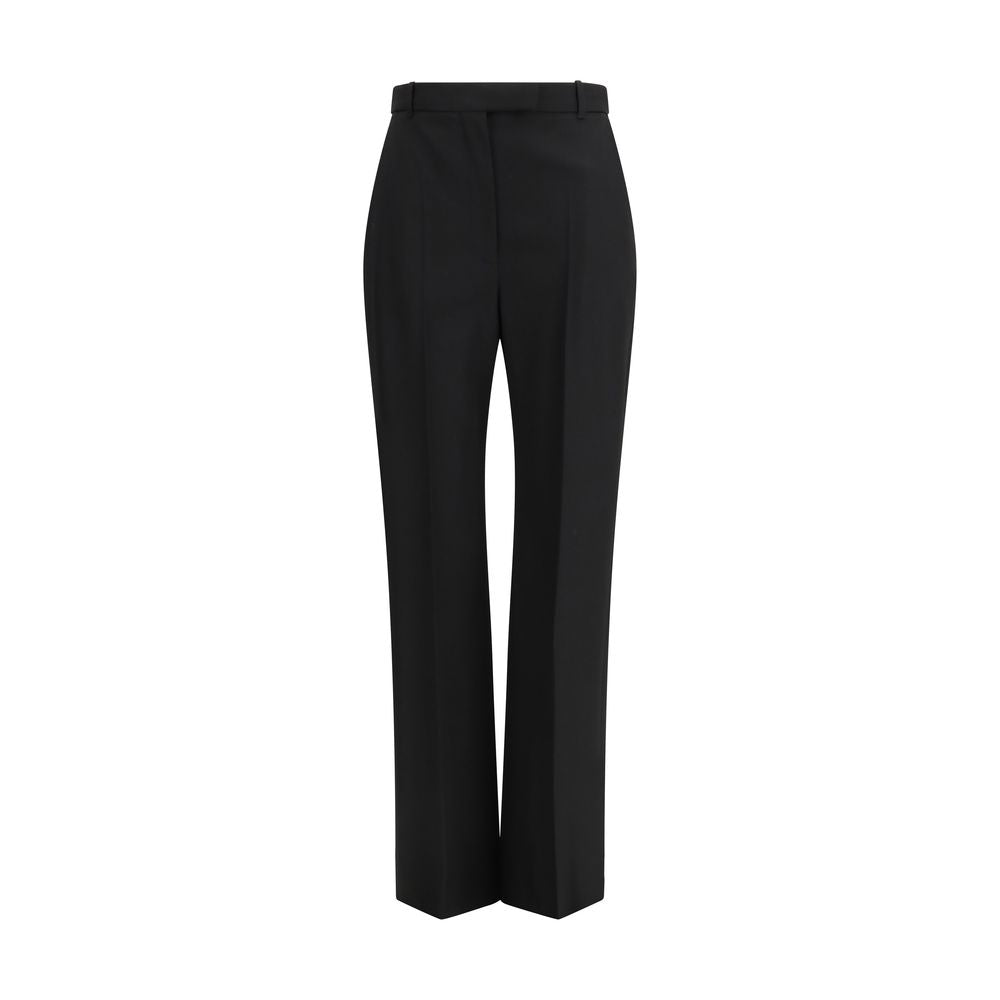 Alexander McQueen | Black Cotton Dress Pants