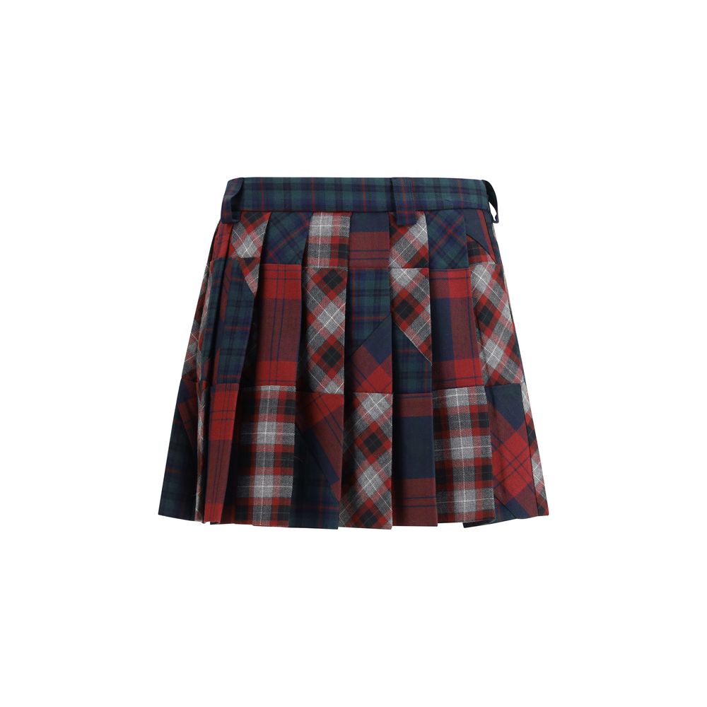 Miu Miu | Multicolor Wool Mini Skirt