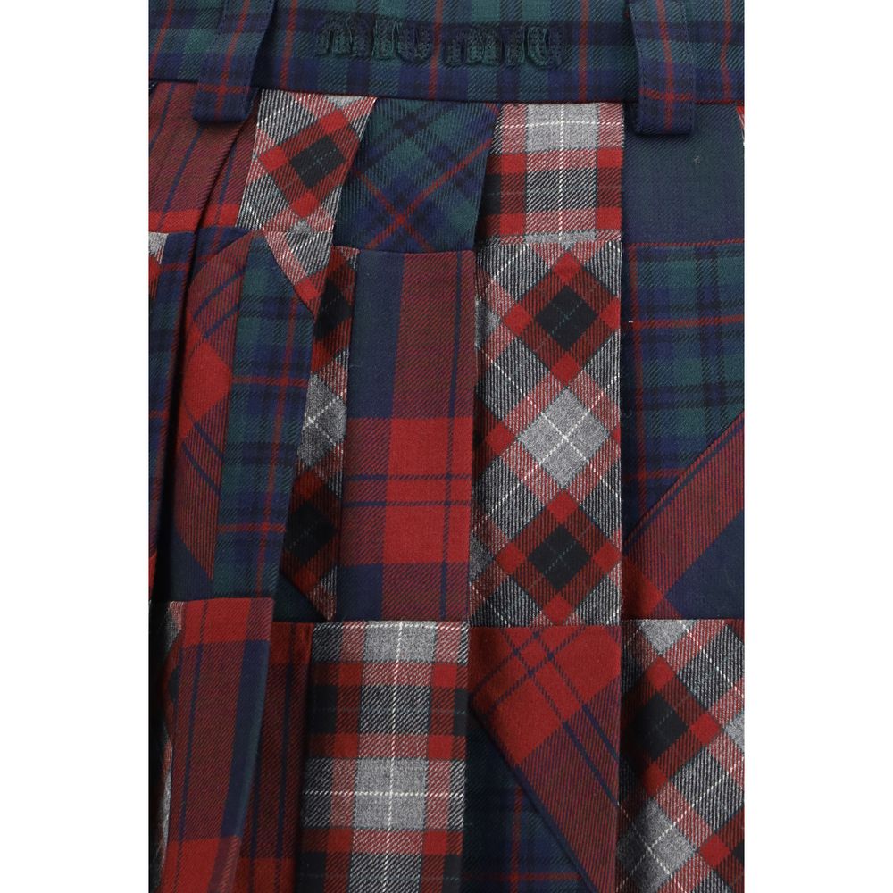Miu Miu | Multicolor Wool Mini Skirt