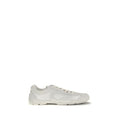Prada | White Fabric Low Top Sneakers