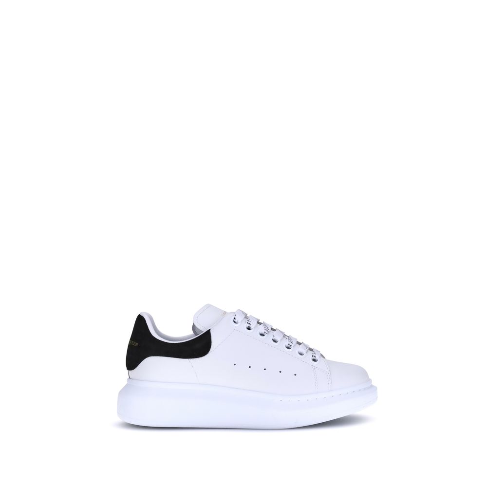 Alexander McQueen | White Calf Leather Bos Taurus Platform Sneakers