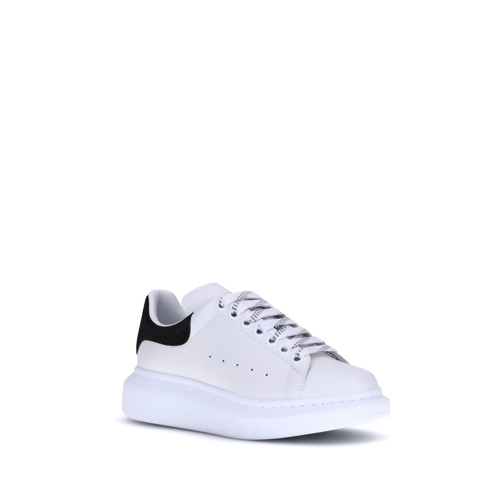 Alexander McQueen | White Calf Leather Bos Taurus Platform Sneakers