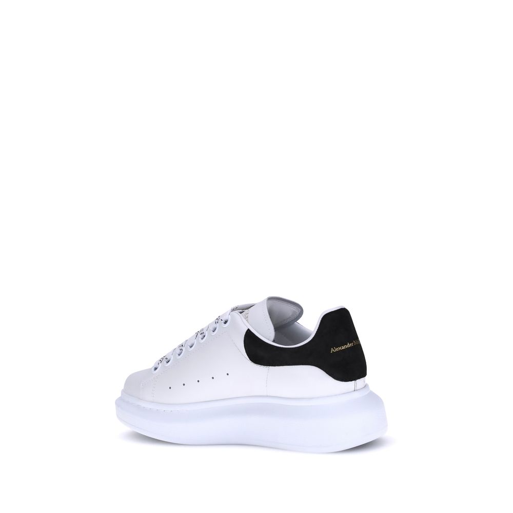 Alexander McQueen | White Calf Leather Bos Taurus Platform Sneakers