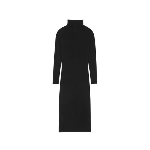 Saint Laurent | Black Cashmere Casual Dress