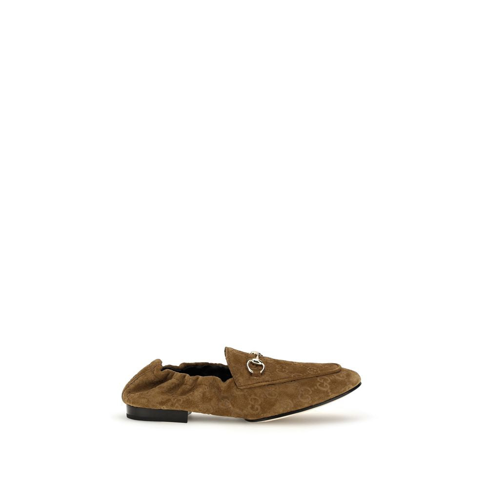 Gucci | Brown Calf Leather Bos Taurus Slip-On Loafers