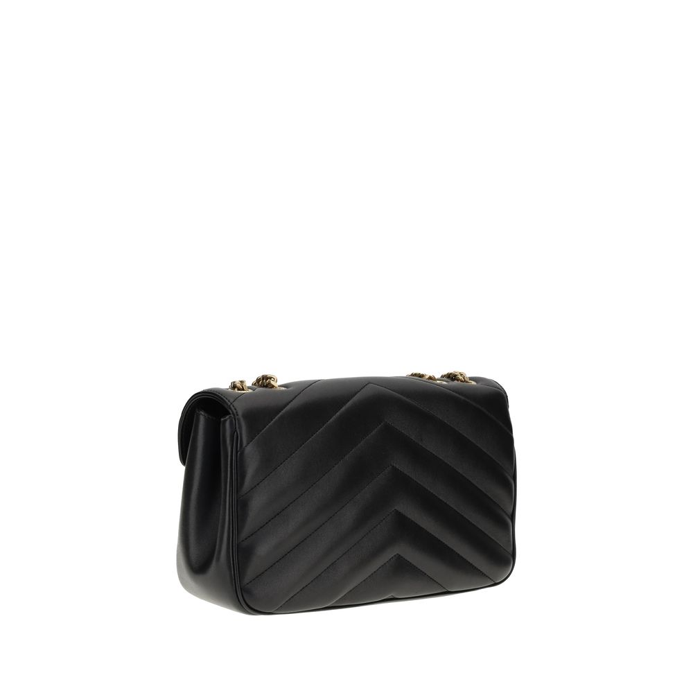 Saint Laurent | Black Lamb Ovis Aries Shoulder Bag