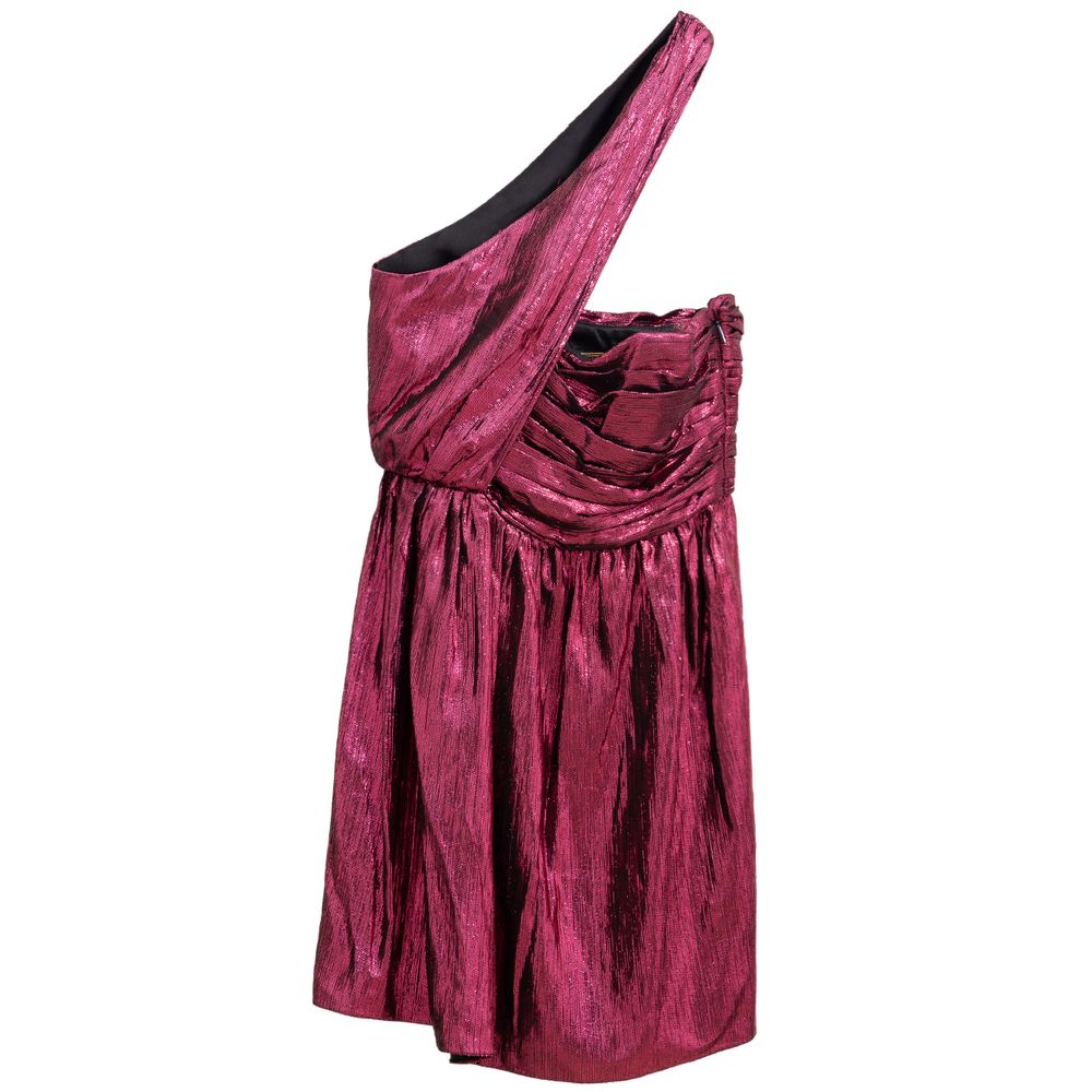 Saint Laurent | Fuchsia Viscose Short Dress