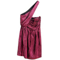Saint Laurent | Fuchsia Viscose Short Dress