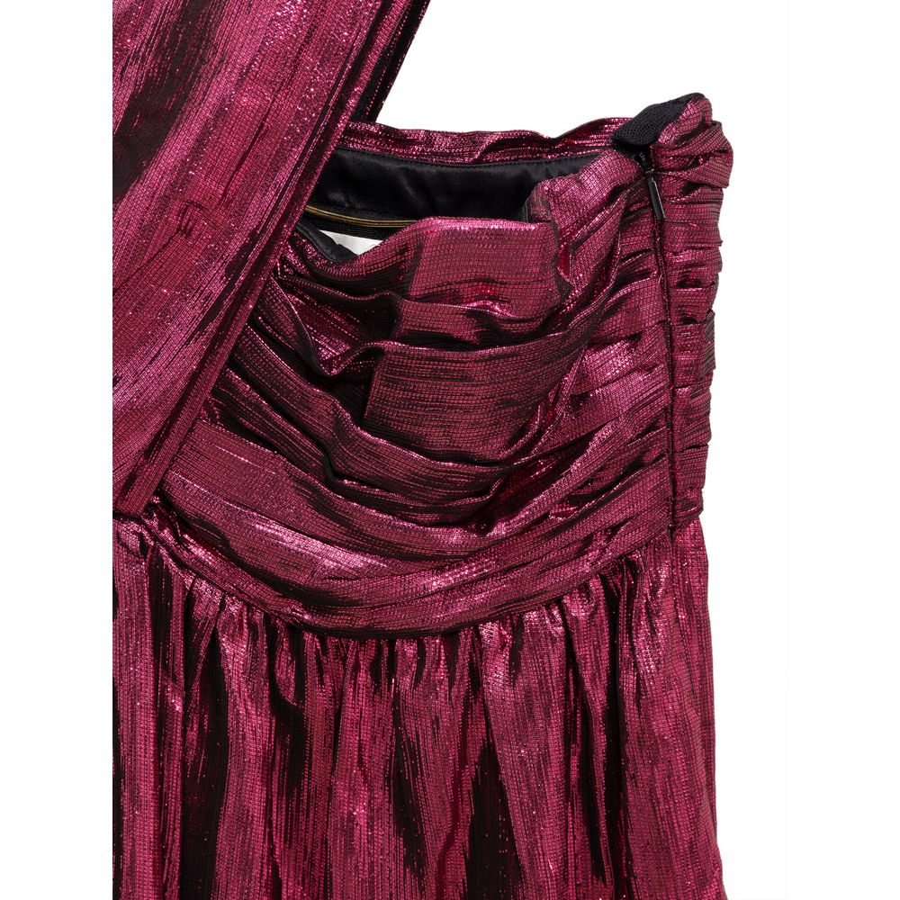 Saint Laurent | Fuchsia Viscose Short Dress