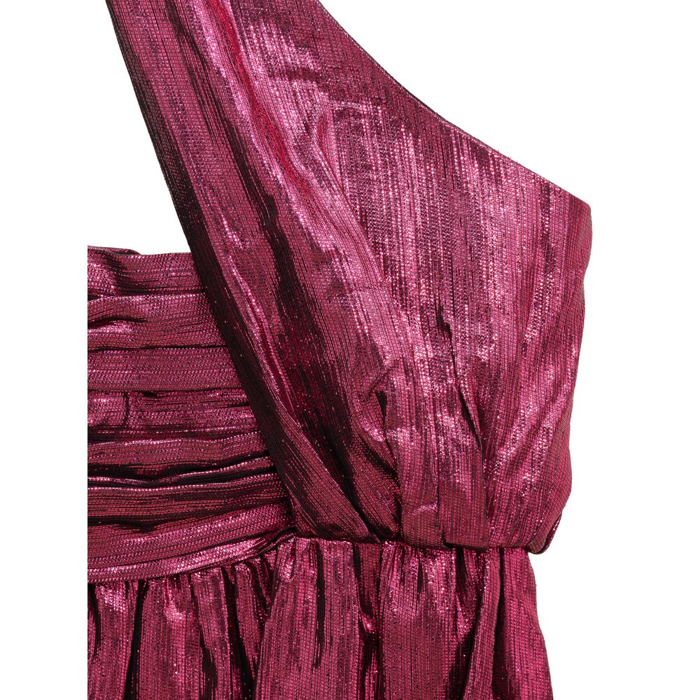 Saint Laurent | Fuchsia Viscose Short Dress