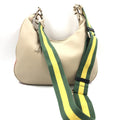 Gucci | Aria Calfskin Web Large Attache Shoulder Bag Beige