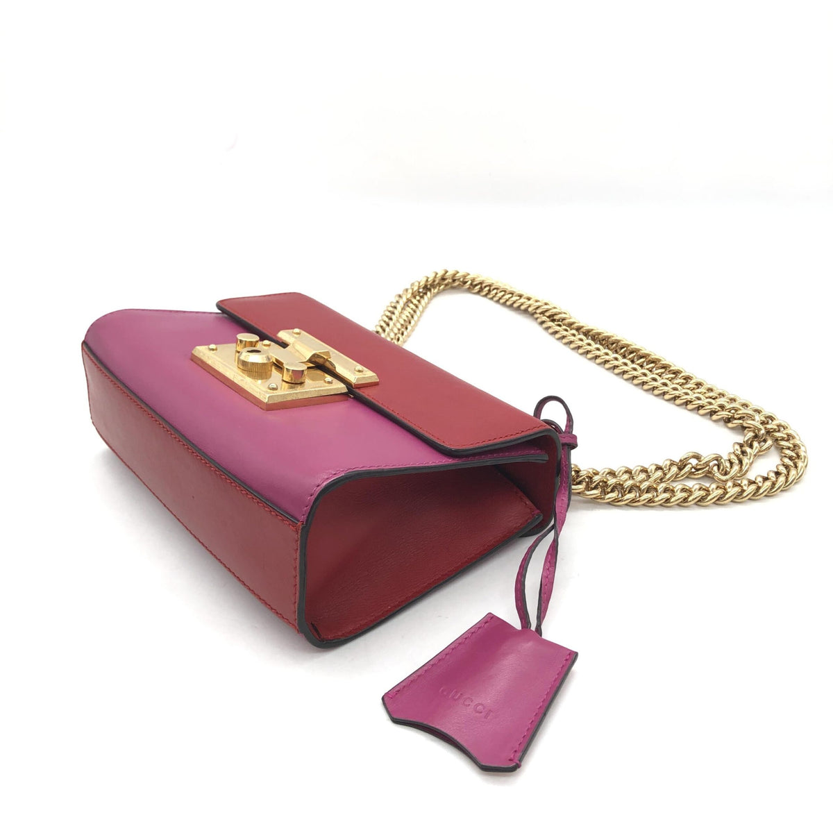 Gucci | Padlock Crossbody Shoulder Bag In Pink