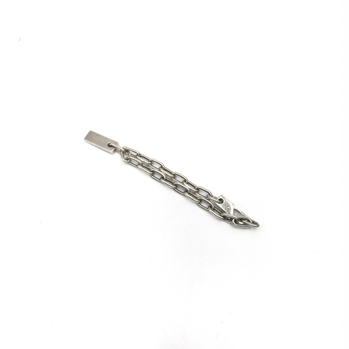 Gucci | Sterling Silver Logo Plate Chain Bracelet