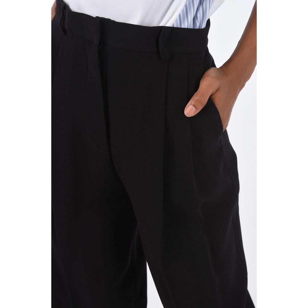 Tory Burch | Black Acetate Casual Pants