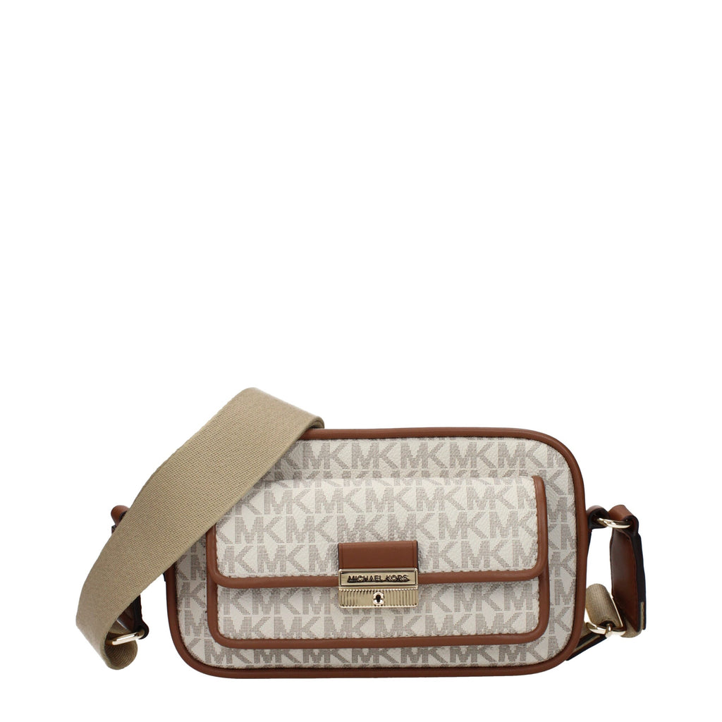 Michael Kors | Beige Fabric Crossbody Bag