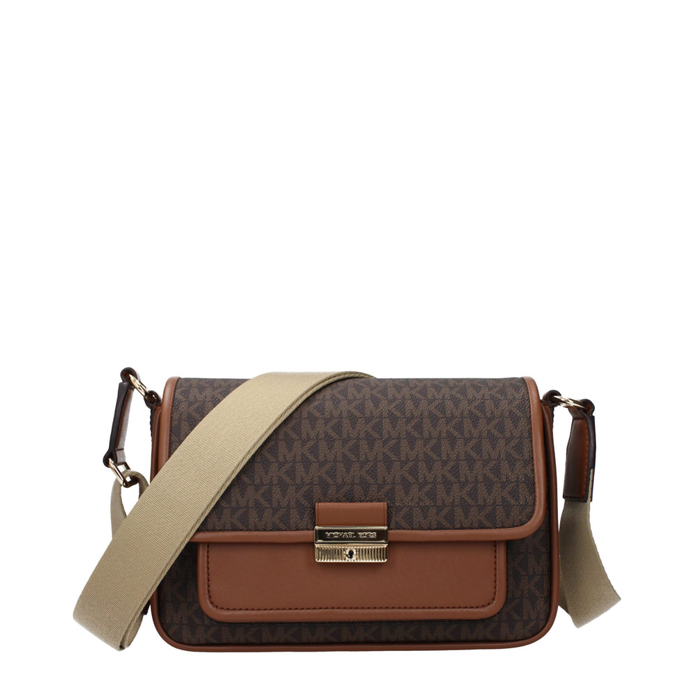 Michael Kors | Brown Fabric Crossbody Bag