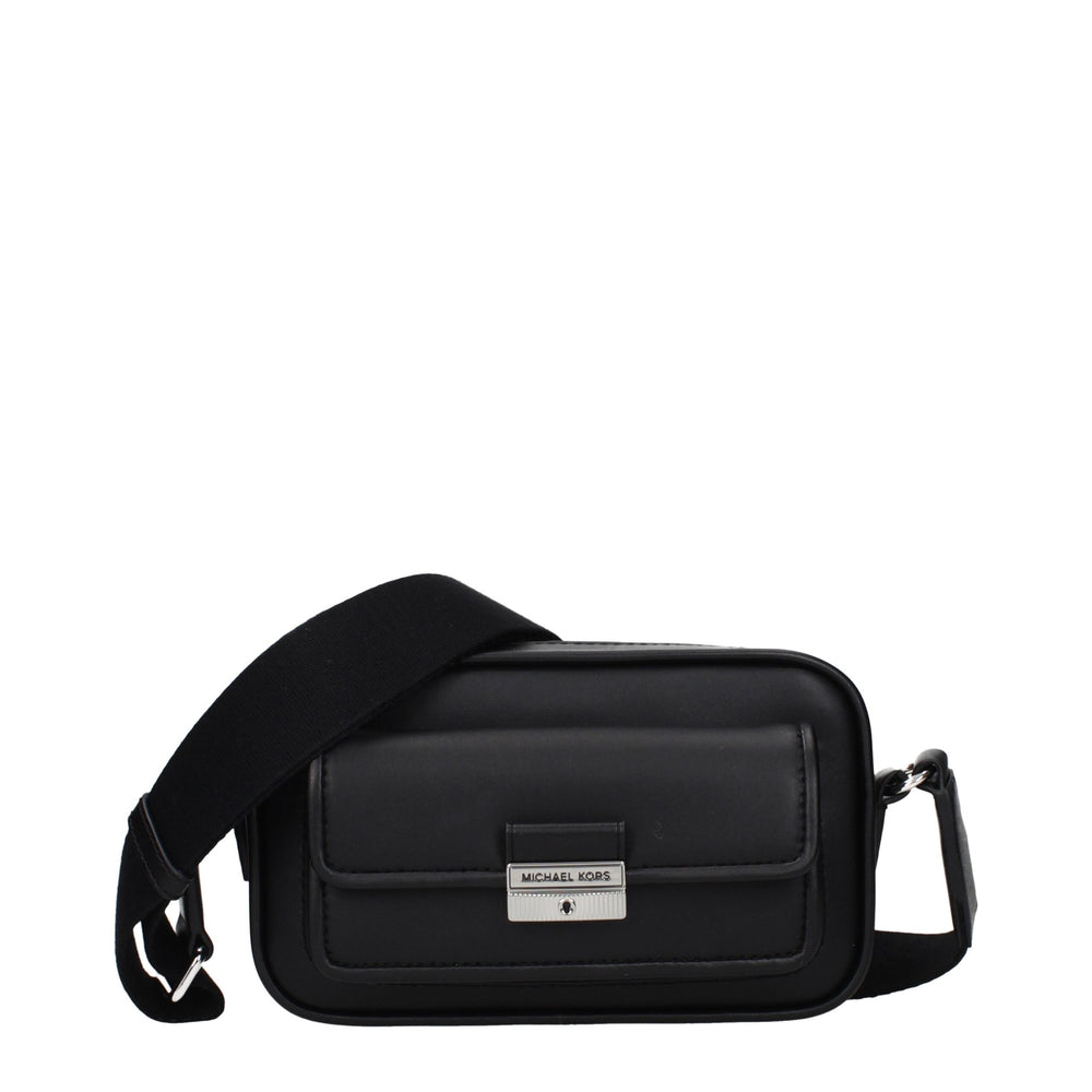 Michael Kors | Black Leather Crossbody Bag
