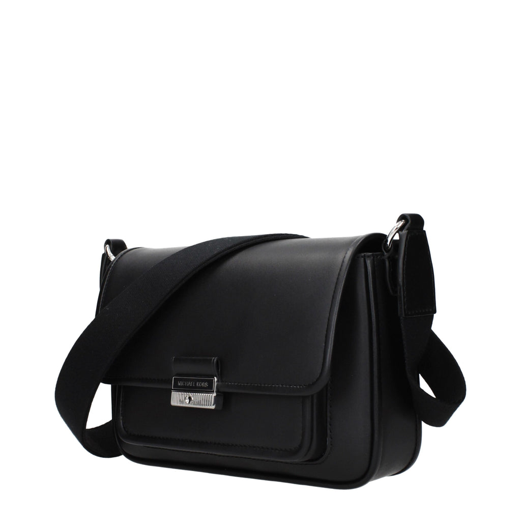 Michael Kors | Black Leather Crossbody Bag