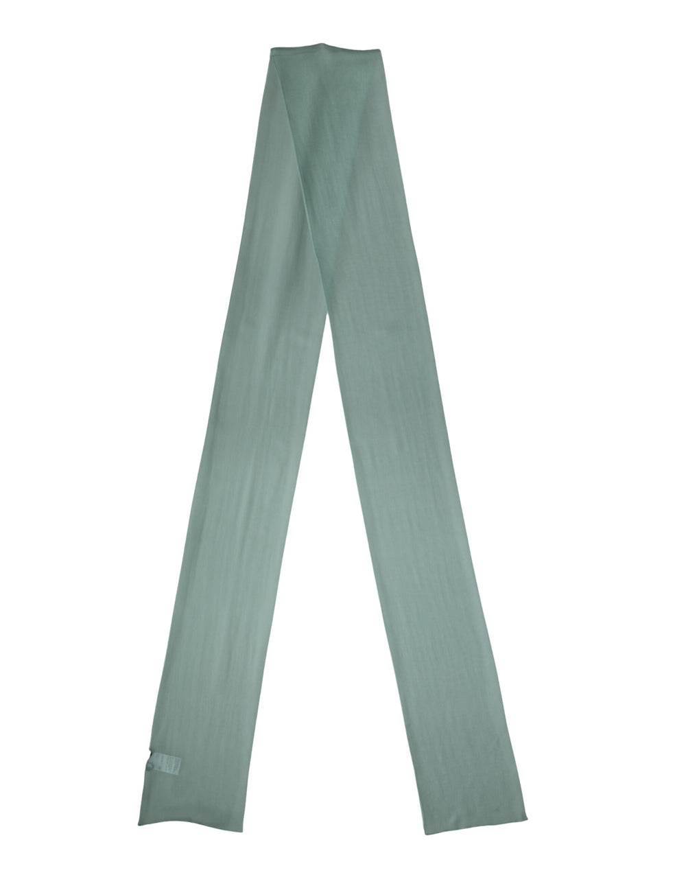 Dolce & Gabbana | Teal Silk Sash Wrap Foulard Stole 292cm x 19cm Scarf
