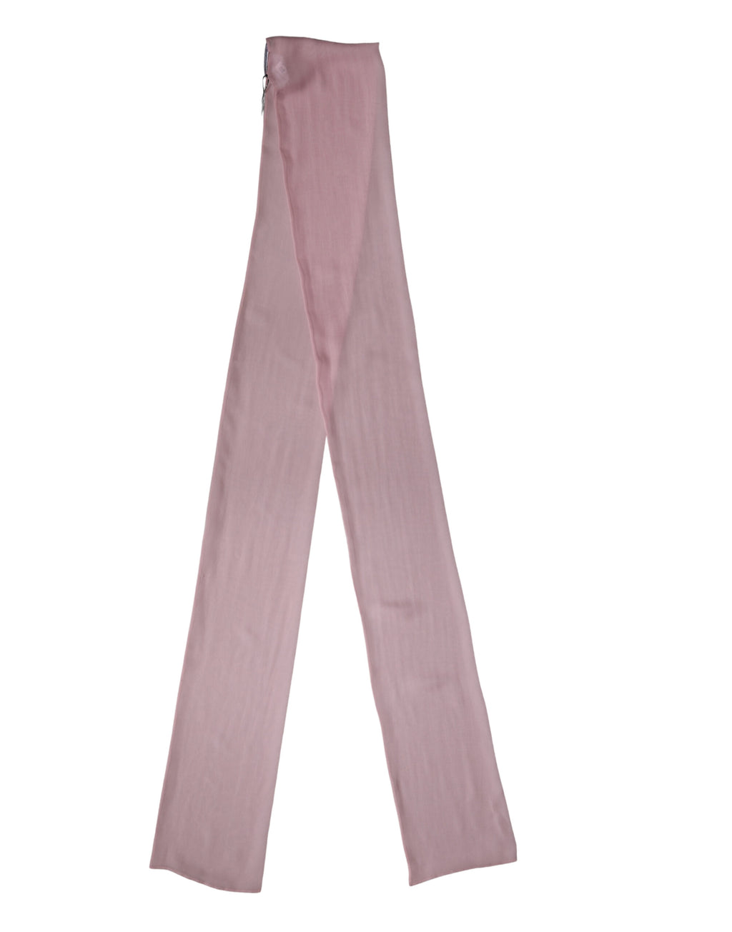 Dolce & Gabbana | Pink Silk Sash Wrap Shawl Foulard 291cm x 19cm Scarf