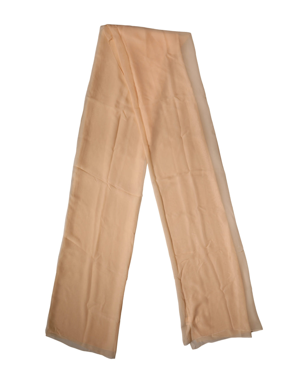 Dolce & Gabbana | Beige Silk Neck Wrap Shawl Stole 272cm x 120cm Scarf
