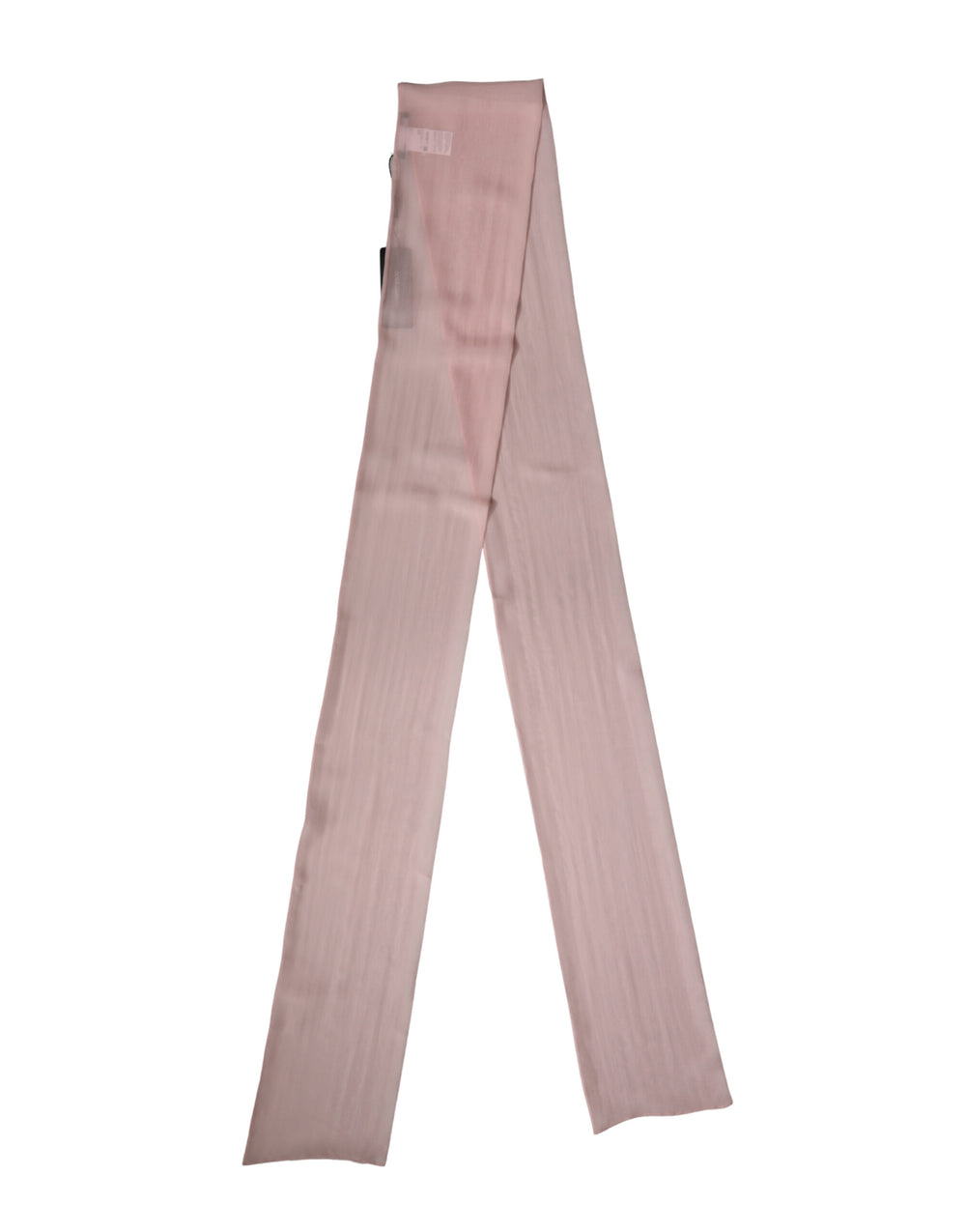 Dolce & Gabbana | Light Pink Silk Neck Wrap Shawl Stole 293cm x 19cm Scarf