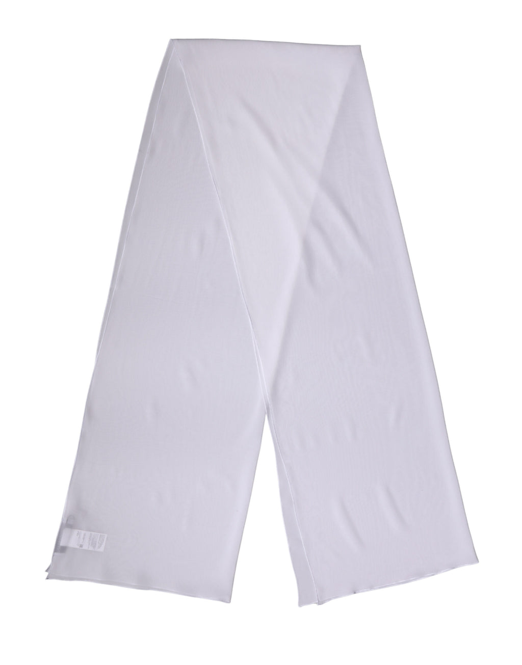 Dolce & Gabbana | White Silk Neck Wrap Shawl Stole 200cm x 64cm  Scarf