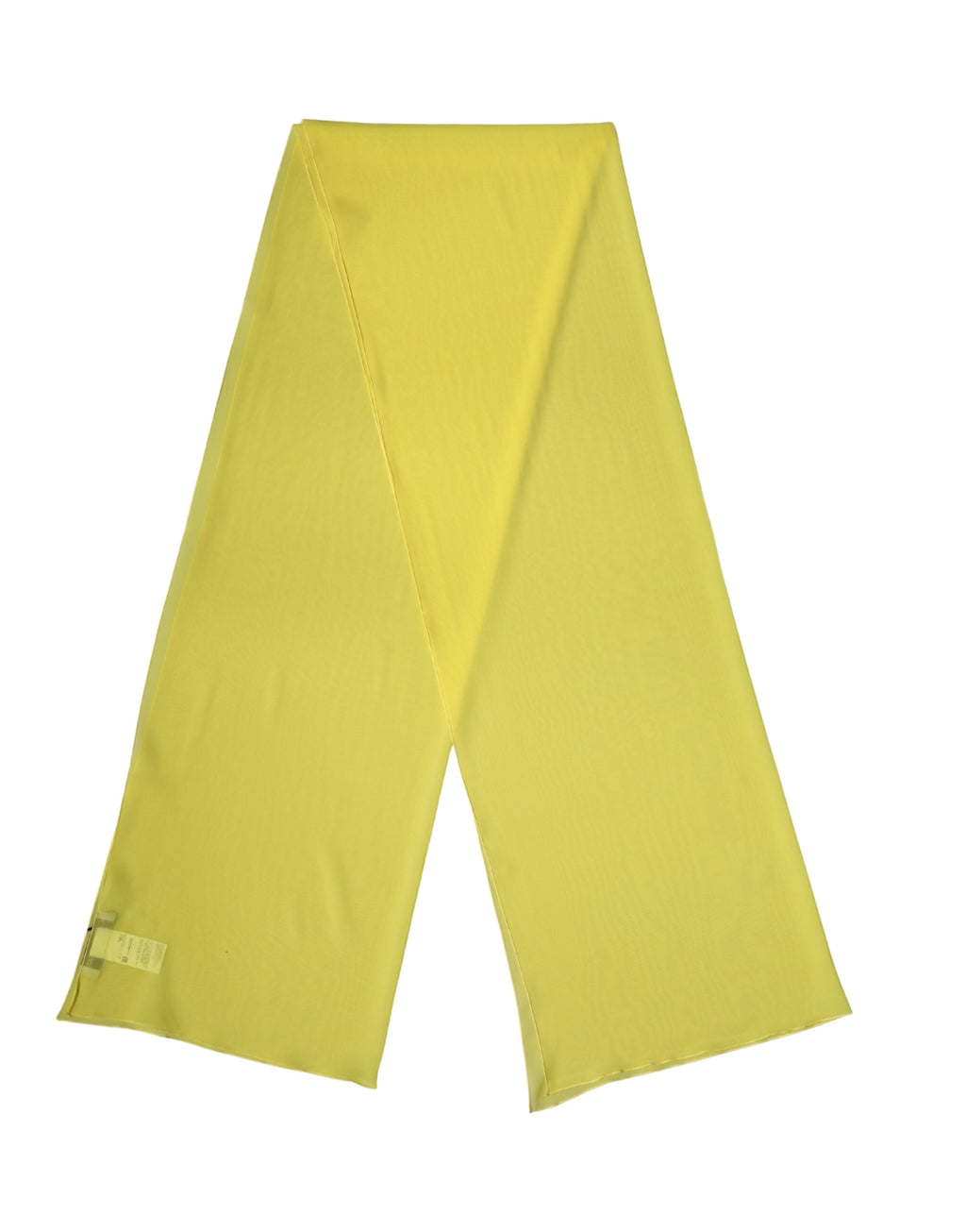 Dolce & Gabbana | Yellow Silk Neck Wrap Shawl Stole 200cm x 64cm Scarf
