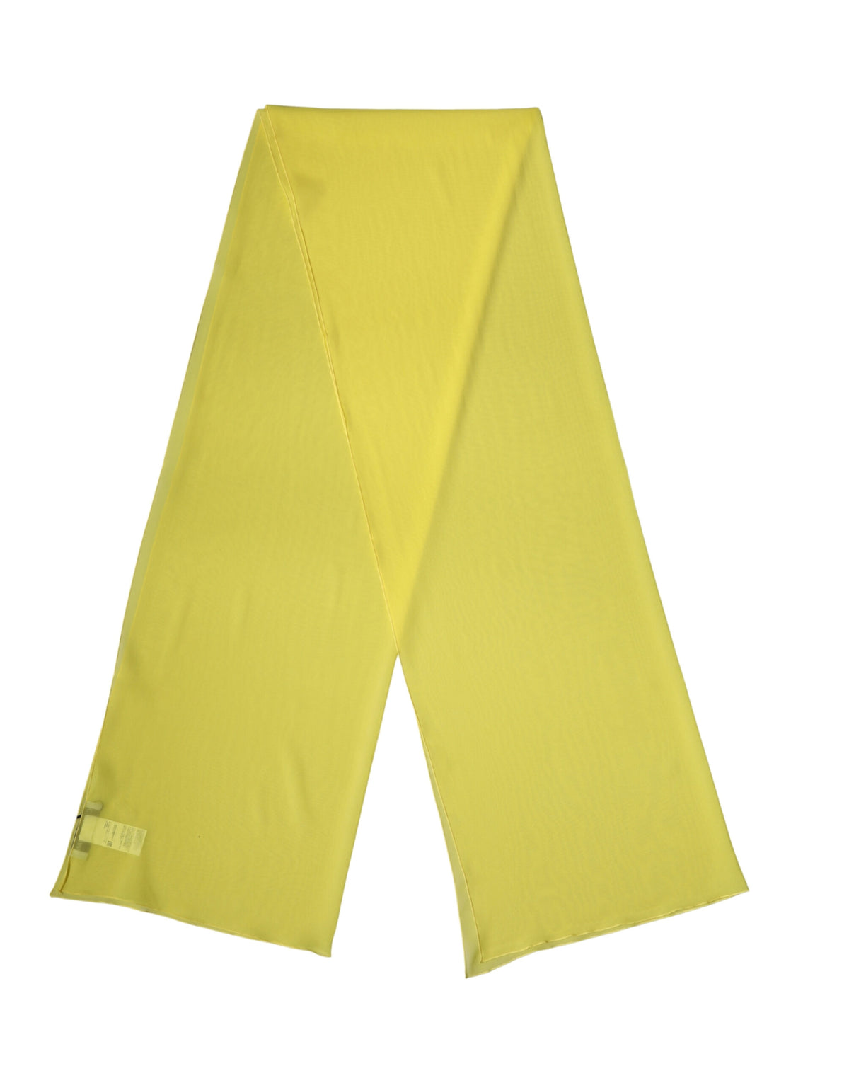 Dolce & Gabbana | Yellow Silk Neck Wrap Shawl Stole 200cm x 64cm Scarf