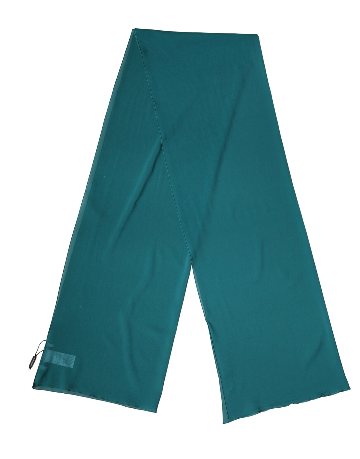 Dolce & Gabbana | Blue Green Silk Neck Wrap Shawl Stole 200cm x 64cm Scarf