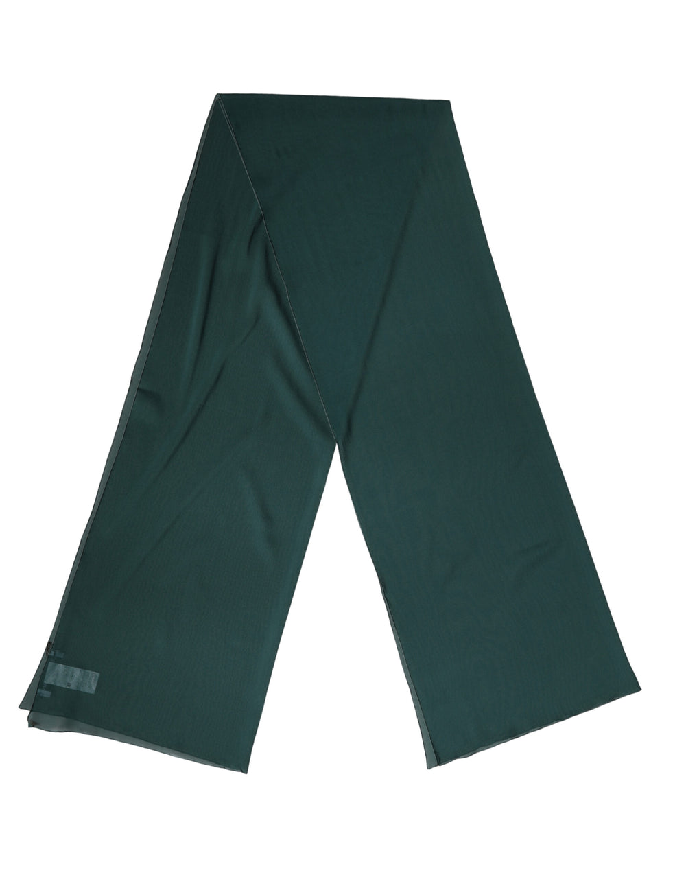 Dolce & Gabbana | Dark Green Silk Neck Wrap Shawl Stole 200cm x 64c Scarf