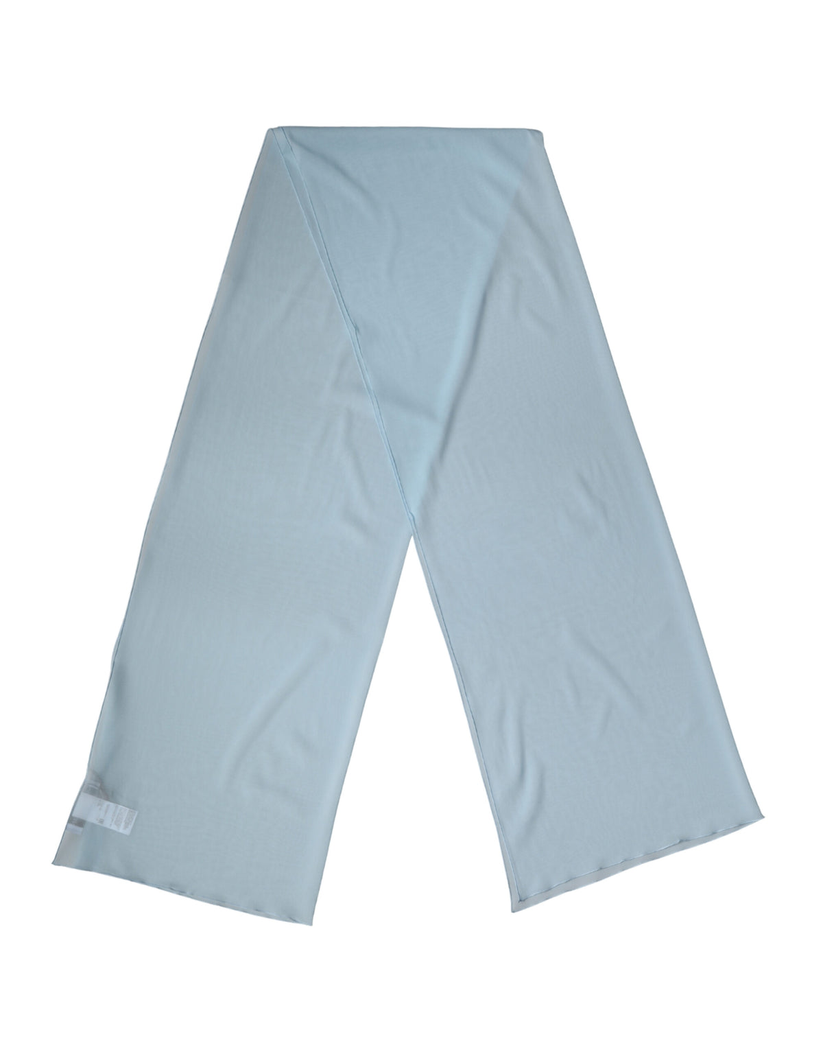 Dolce & Gabbana | Light Blue Silk Neck Wrap Shawl Stole 200cm x 64cm  Scarf