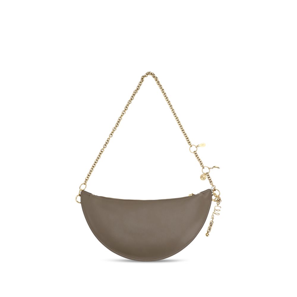 Chloé | Gray Calf Leather Bos Taurus Shoulder Bag
