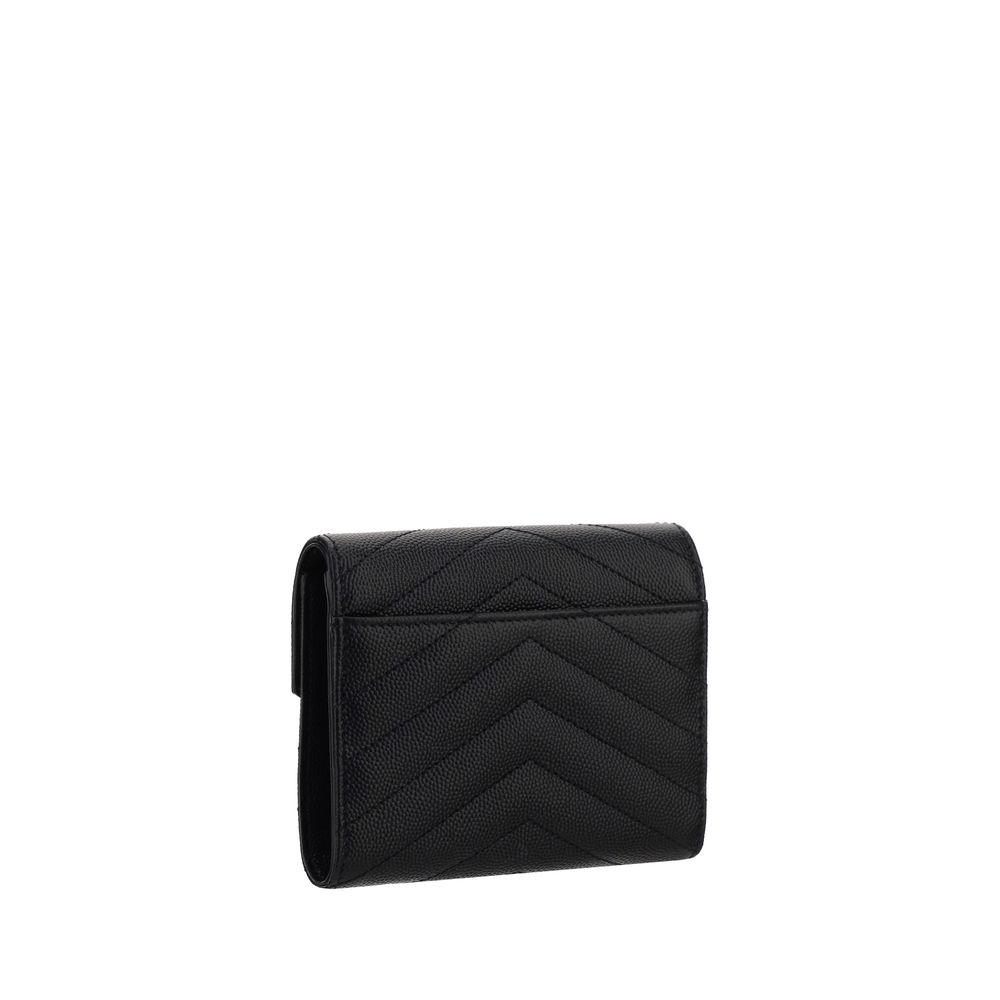Saint Laurent | Black Calf Leather Bos Taurus Wallet