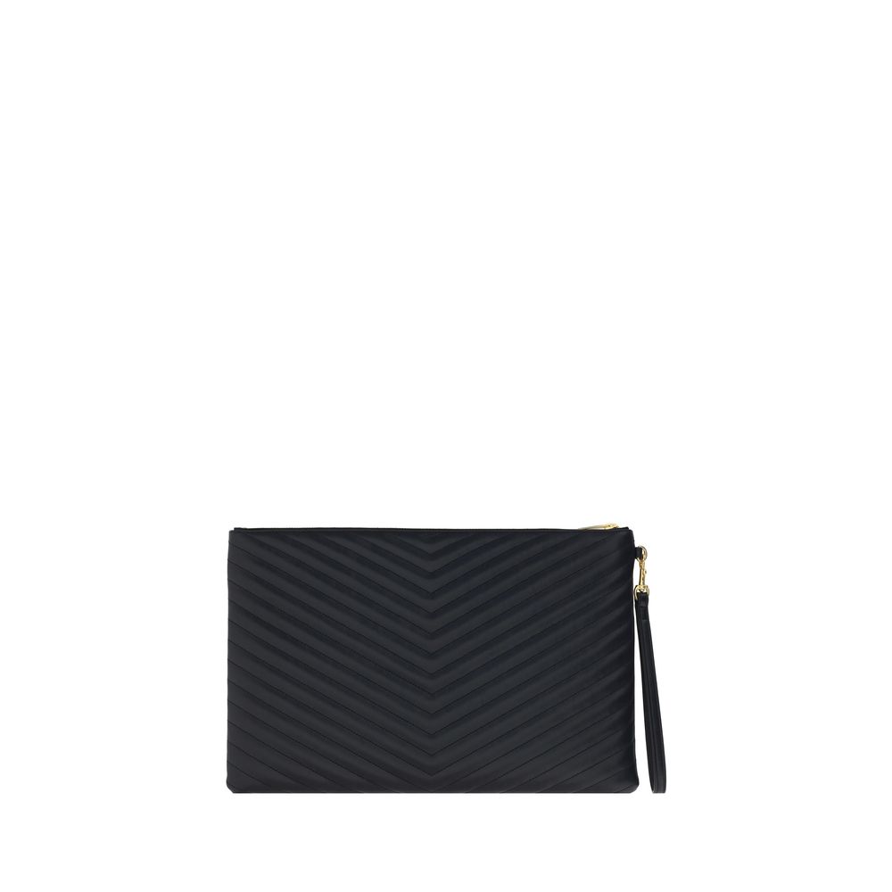Saint Laurent | Black Calf Leather Bos Taurus Accessories