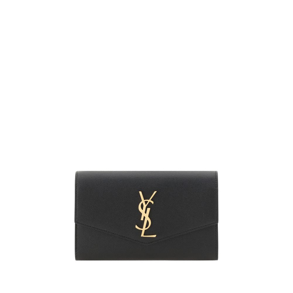 Saint Laurent | Black Calf Leather Bos Taurus Wallet