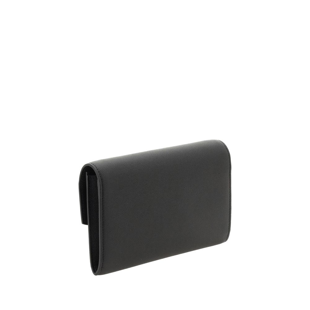 Saint Laurent | Black Calf Leather Bos Taurus Wallet