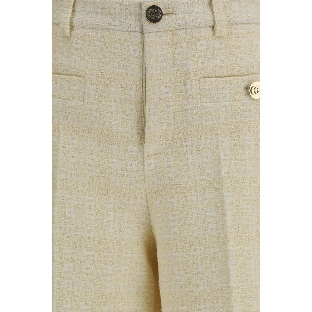 Gucci | Beige Cotton Dress Pants