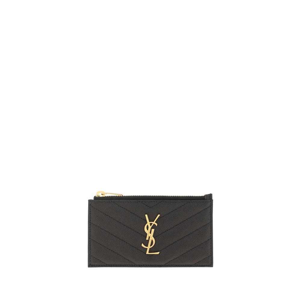 Saint Laurent | Black Calf Leather Bos Taurus Wallet