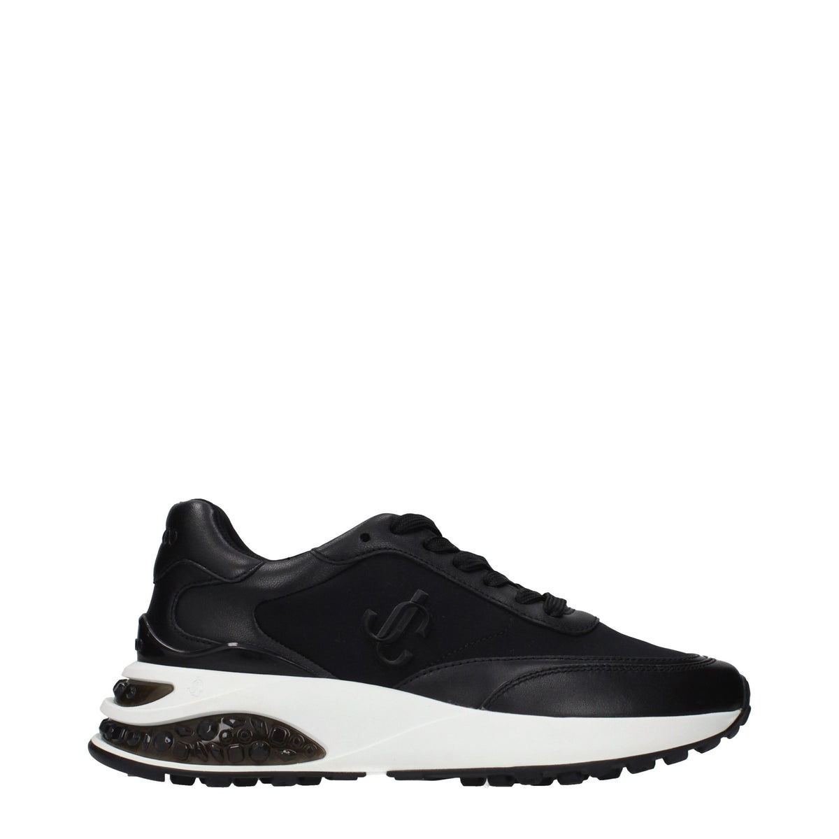 Jimmy Choo | Black Fabric Athletic Sneakers