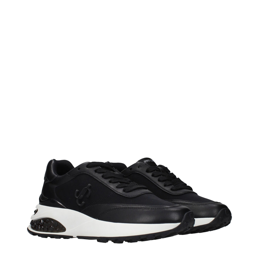Jimmy Choo | Black Fabric Athletic Sneakers