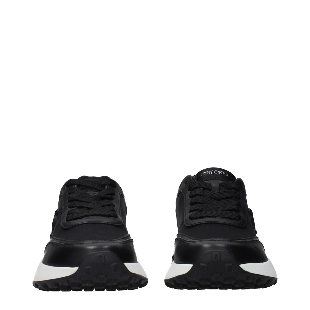 Jimmy Choo | Black Fabric Athletic Sneakers