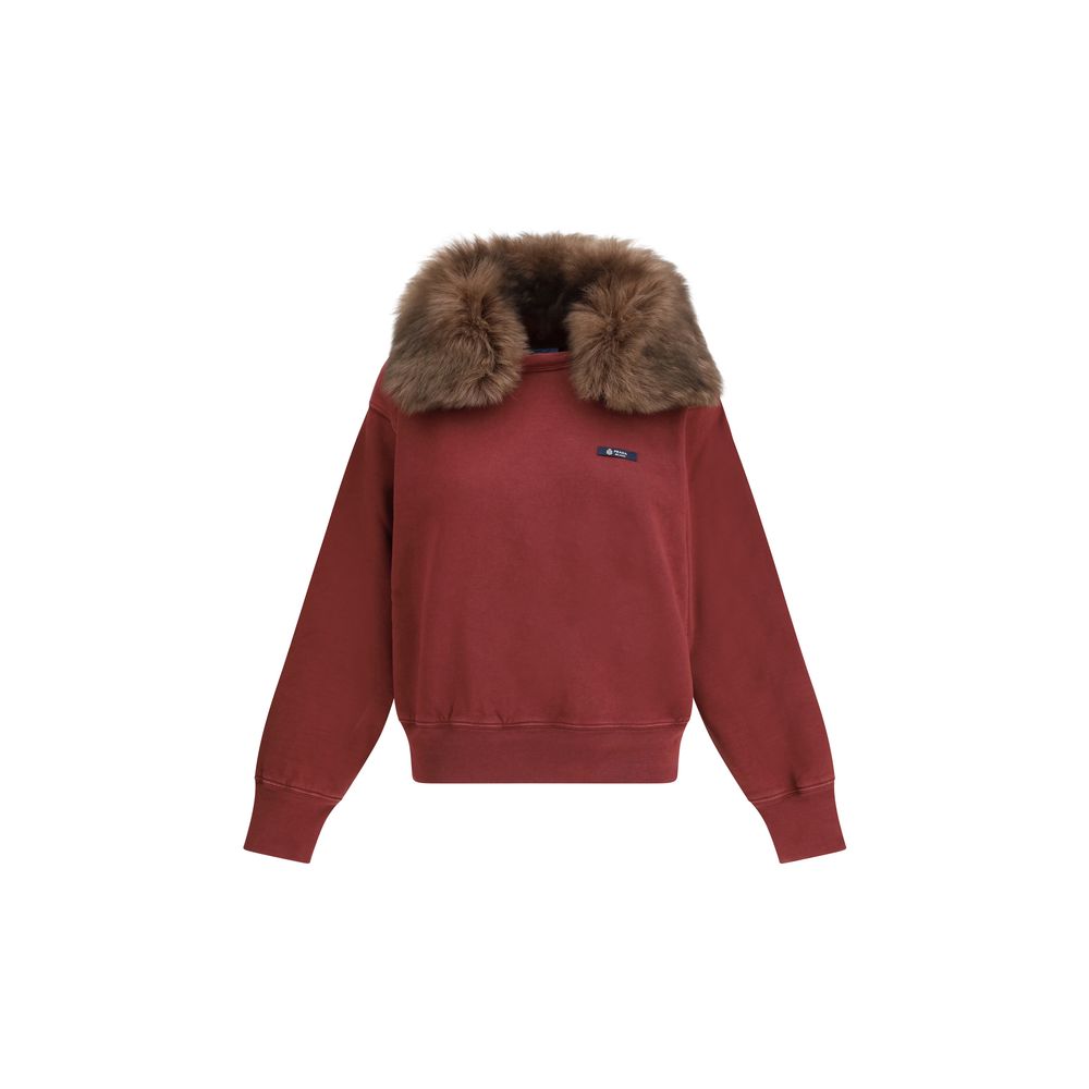 Prada | Bordeaux Cotton Sweatshirt