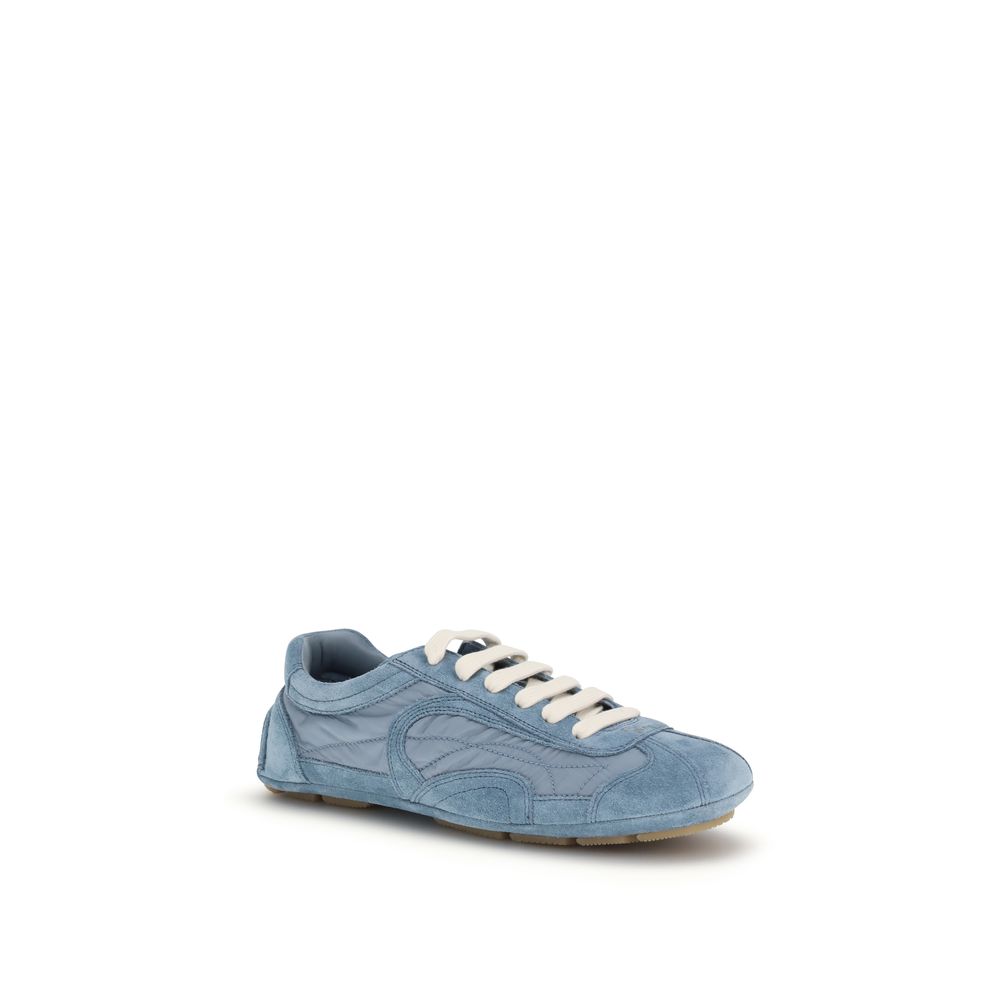 Prada | Blue Lamb Ovis Aries Athletic Sneakers