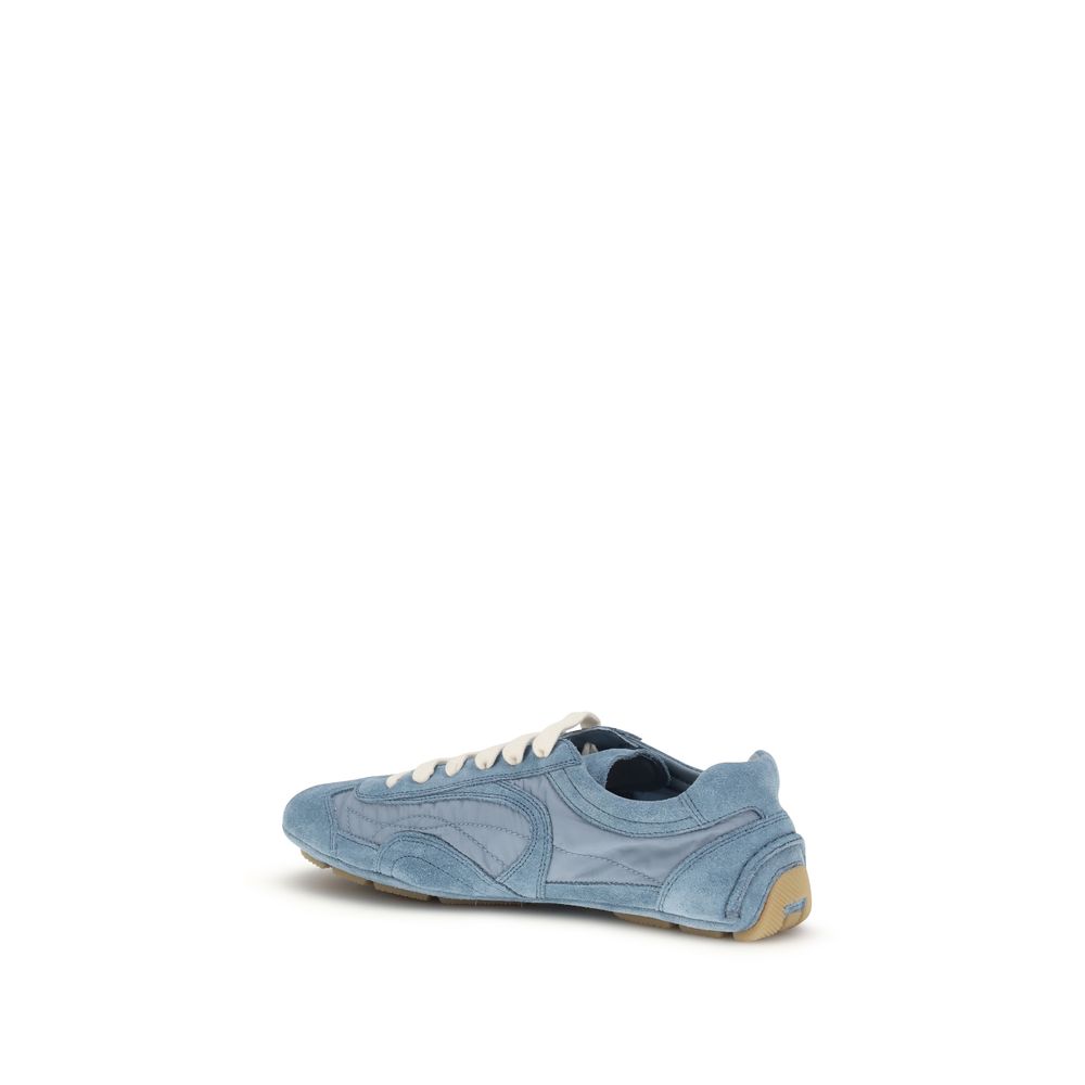 Prada | Blue Lamb Ovis Aries Athletic Sneakers